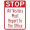 Brady Traffic Sign, 24 in Height, 12 in Width, Aluminum, Rectangle, English 115623 - alternate 1